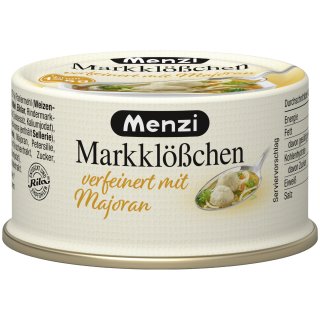 Menzi Markklößchen verfeinert mit Majoran (125g Dose)