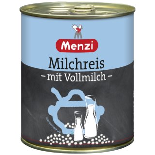 Menzi Milchreis mit Vollmich (800g Dose)