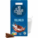 Frankonia Chocolat No Sugar Added Vollmilch Schokolade glutenfrei 12er Pack (12x80g Tafel) + usy Block