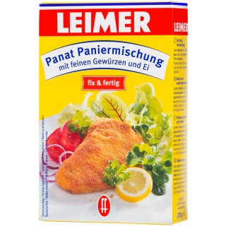Leimer Panat fix&fertig Paniermischung mit feinen Gewürzen und Ei 200g MHD 01.12.2023 Restposten Sonderpreis