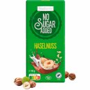 Frankonia Chocolat No Sugar Added Haselnuss Schokolade glutenfrei 6er Pack (6x85g Tafel) + usy Block