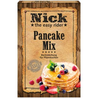 Nick Pancake Mix Backmischung für Pfannkuchen 400g  MHD 11.2023 Restposten Sonderpreis