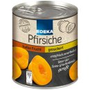 Edeka Pfirsiche halbe Frucht erntefrisch verarbeitet 6er Pack (6x820g Dose) + usy Block