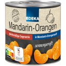 Edeka Mandarin-Orangen kernlos in Mandarin-Orangensaft 6er Pack (6x300g Dose) + usy Block