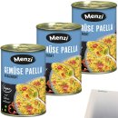 Menzi Gemüse Paella Reisgericht 3er Pack (3x400g Dose) + usy Block