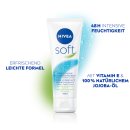Nivea Softcreme erfrischende Feuchtigkeitscreme in der Tube 6er Pack (6x75ml) + usy Block