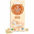 Frankonia Chocolat No Sugar Added Weisse Schokolade glutenfrei 6er Pack (6x80g Tafel) + usy Block