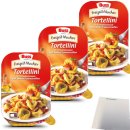 Buss Tortellini in Tomatensauce mit zarten Putenstreifen 3er Pack (3x300g Packung) + usy Block
