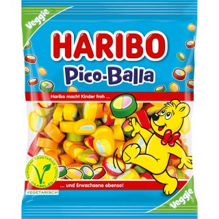Haribo pico-balla 160g pack bag bag fruit rubber vegan veggie