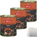 Menzi Ochsenschwanz Suppe Extra viel Rindlfeisch Konzentriert 3er Pack (3x800ml Dose) + usy Block