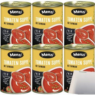 Menzi Tomaten Suppe Konzentriert 6er Pack (6x400ml Dose) + usy Block
