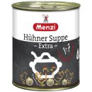 Menzi Hühner Suppe Extra Konzentriert 1:7 6er Pack (6x800ml Dose) + usy Block