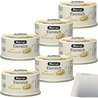 Menzi Eierstich mit Muskatnote 6er Pack (6x125g Dose) + usy Block