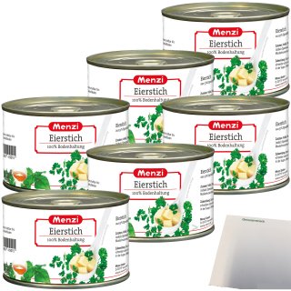 Menzi Eierstich aus 100% Bodenhaltung 6er Pack (6x400g Dose) + usy Block