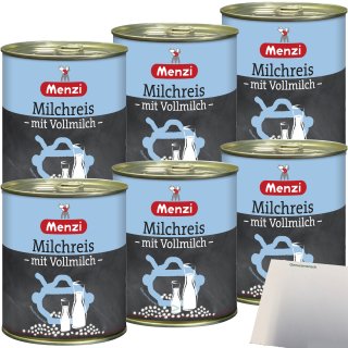 Menzi Milchreis mit Vollmich 6er Pack (6x800g Dose) + usy Block