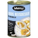 Menzi Kokos Reisdessert 3er Pack (3x400g Dose) + usy Block