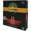 Jacobs Kaffee Lungo 6 für Nespresso 60-Kapseln (3x104g Packung) + usy Block