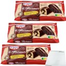 Dr.Oetker 4 kleine Marmorkuchen mit belgischer Schokolade überzogen 3er Pack (3x172g Packung) + usy Block
