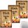 Nick Pancake Mix Backmischung für Pfannkuchen 3er Pack (3x400g Packung) + usy Block
