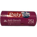Pely Klimaneutral Anti Geruch Müllbeutel praktisch mit Zugband 25 Liter 3er Pack (3x14 Stück) + usy Block