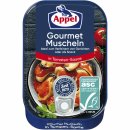 Appel Gourmet Muscheln in Tomaten-Sauce 3er Pack (3x100g Dose) + usy Block