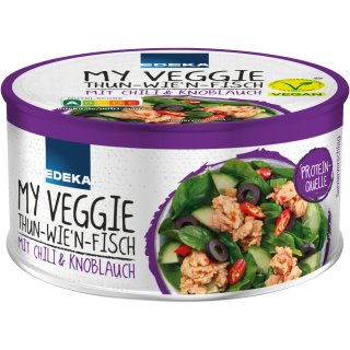 Edeka My Veggie Thun-Wie´n-Fisch mit Chili und Knoblauch (150g Packung)