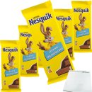 Nesquik Schokoladentafel Milchschokolade mit Milchfüllung 6er Pack (6x100g Tafel) + usy Block