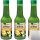 Edeka Bio Zitronensaft 100% Direktsaft ideal zum Mixen und Würzen 3er Pack (3x200ml Flasche) + usy Block