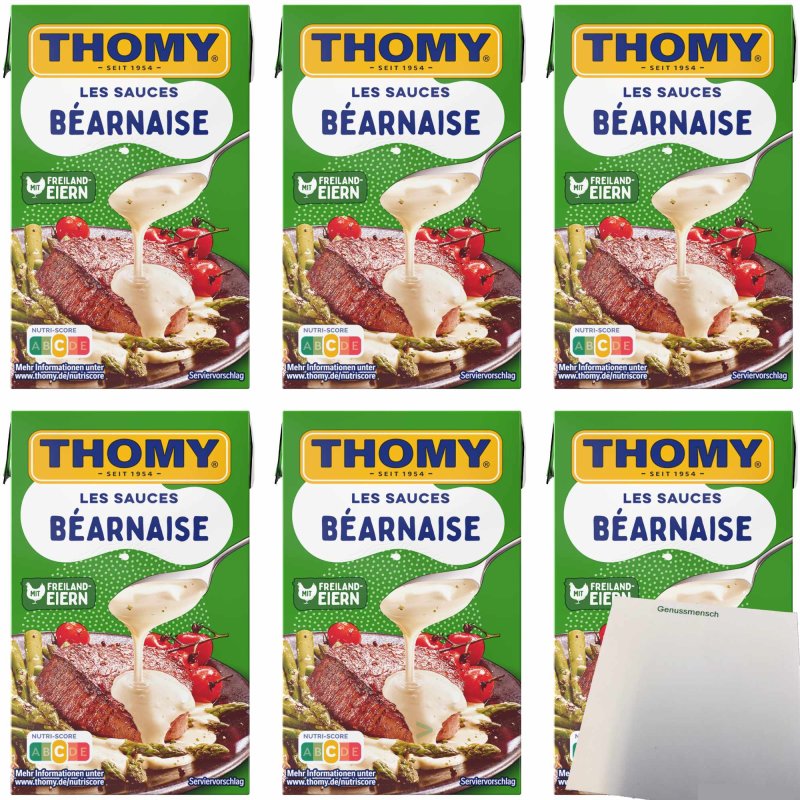 Thomy Thomy Les Sauce Bernaise 6er Pack (6x250ml Packung) + usy Block