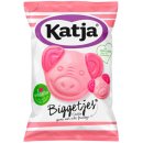 Katja Biggetjes leckere Fruchtgummi Ferkel mit Fruchtsaft 3er Pack (3x255g Beutel) + usy Block