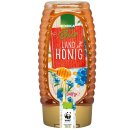 Edeka Bio Landhonig flüssig blumig-mild 6er Pack (6x350g Flasche) + usy Block