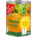 Gut&Günstig Ananas ganze Scheiben in eigenem Saft (820g Dose)