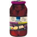 Edeka Pflaumen halbe Frucht gezuckert (680g Glas)