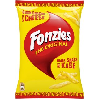 Fonzies Original knusprige Mais-Snack mit Käse-Geschmack (100g Packung)