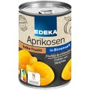 Edeka Aprikosen halbe Frucht in Traubensüße 6er Pack (6x425ml Dose) + usy Block