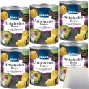 Edeka Artischockenherzen küchenfertig 6er Pack (6x400g Dose) + usy Block