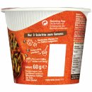 Maggi 5 Minuten Terrine Nudeln in dunkler Gulasch-Sauce 12er Pack (12x60g Becher) + usy Block