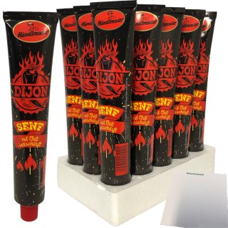Händlmaier Dijon Senf mit Chili superscharf VPE (15x100ml Tube) + usy Block