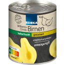 Edeka Williams-Christ-Birnen halbe Frucht gezuckert 6er Pack (6x820g Dose) + usy Block