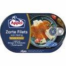 Appel Zarte Filets vom Hering Tomate & Curry 3er Pack (3x200g Dose) + usy Block