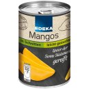 Edeka Mangos in Schnitten leicht gezuckert 6er Pack (6x425g Dose) + usy Block