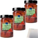 Edeka Halbgetrocknete Tomaten mit 4% nativem Olivenöl extra 3er Pack (3x280g Glas) + usy Block