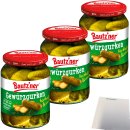 Bautzner Gewürzgurken herzhaft würzig 3er Pack...