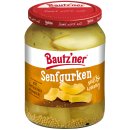 Bautzner Senfgurken süß-würzig 3er Pack (3x420g ATG) + usy Block