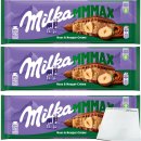 Milka Mmmax Nuss-Nougat-Creme Schokolade 3er Pack (3x300g Tafel) + usy Block