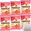 Gut&Günstig Mandeln mit Salz und Honig lecker karamellisiert 6er Pack (6x150g Packung) + usy Block