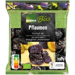 Edeka Bio Pflaumen getrocknet fruchtig und süß (200g Beutel)
