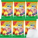 Gut&Günstig Softmix fruchtige Kaubonbons in 5 leckeren Sorten 6er Pack (6x500g Packung) + usy Block