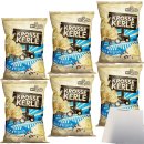 HeiMart Krosse Kerle Salz & Pfeffer Kartoffel-Chips in der Schale geröstet 6er Pack (6x115g Packung) + usy Block