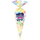 hitschies brizzl Ufos Frucht Oblaten-Kapseln mit saurer Brausepulver-Füllung 3er Pack (3x75g Packung) + usy Block